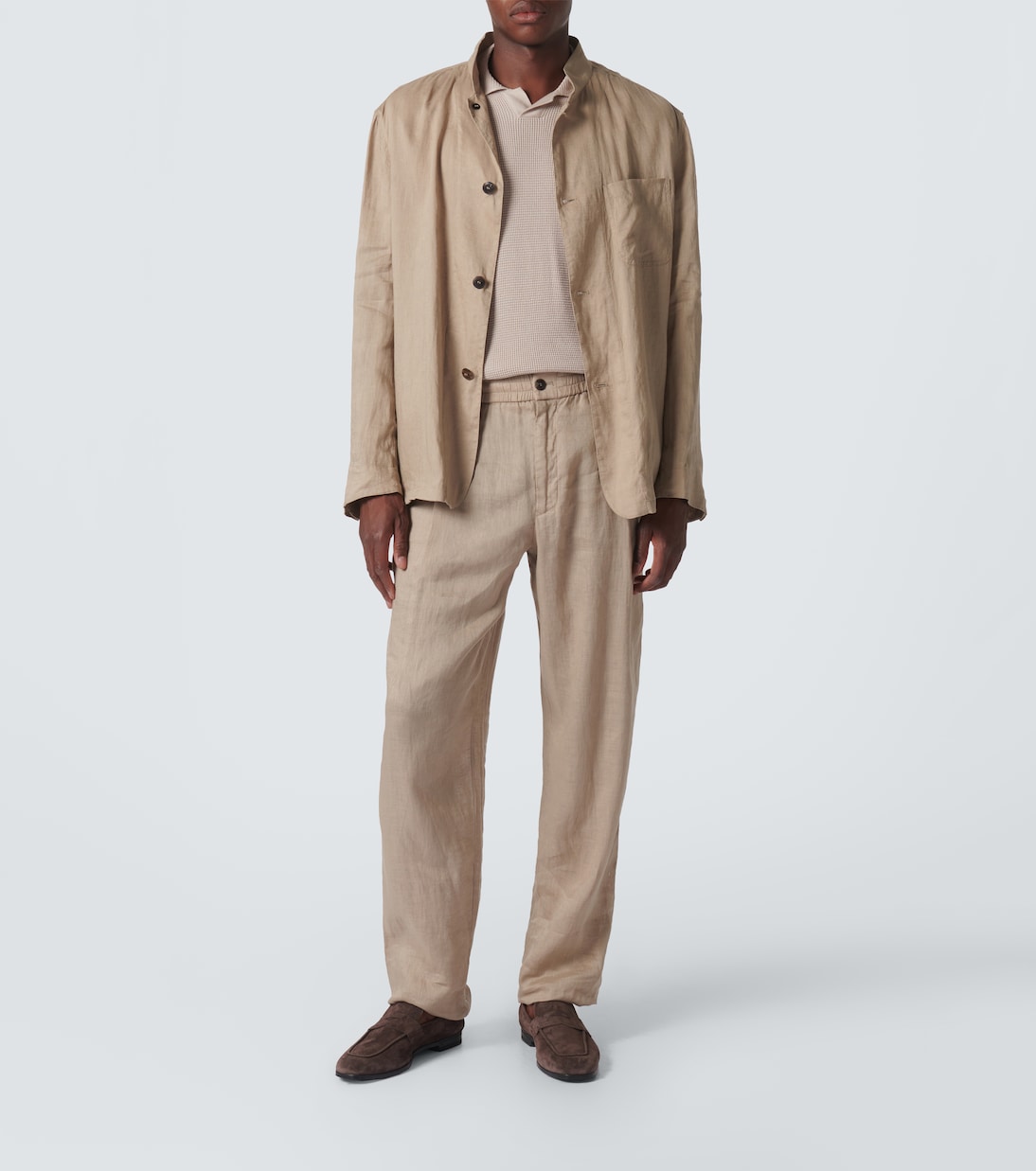 Polohemd aus Baumwolle und Kaschmir | Giorgio Armani