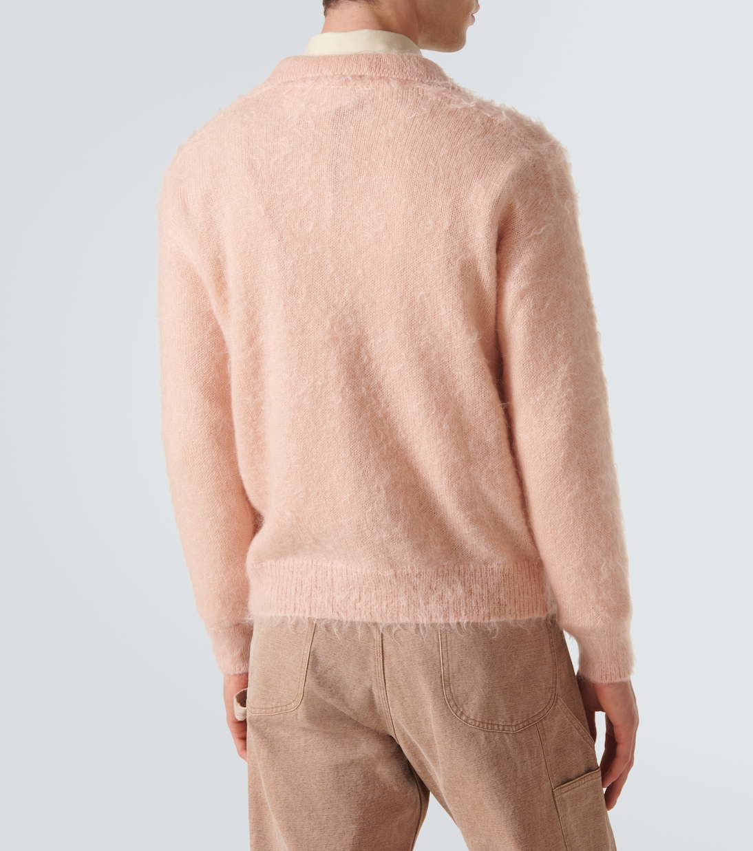 Polopullover aus Mohair und Wolle | Auralee