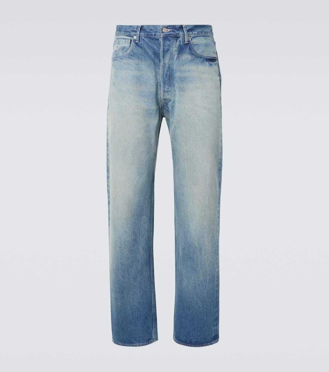 Faded wide-leg jeans | Auralee