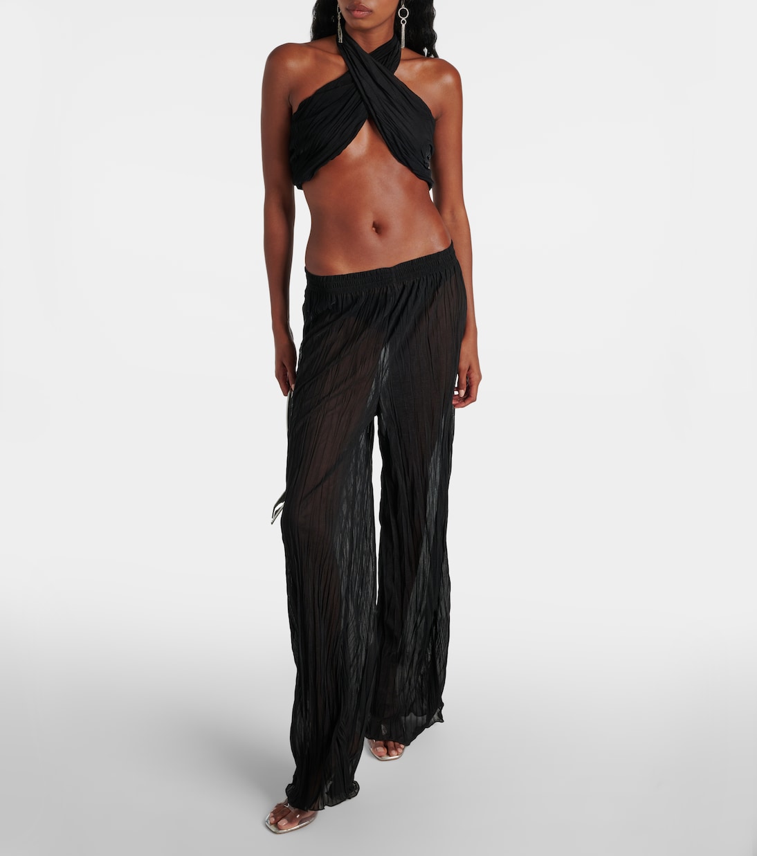 Pantalones Rectos de Tiro Alto Mika por Jade Swim, Estilo Joven
