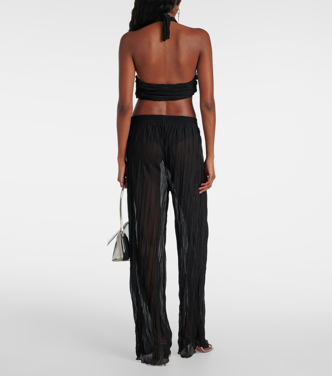 Pantalones Rectos de Tiro Alto Mika por Jade Swim, Estilo Joven