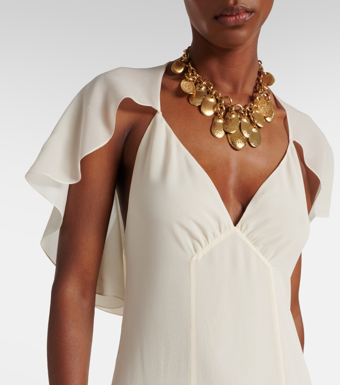 Midikleid aus Seidenchiffon | Chloé