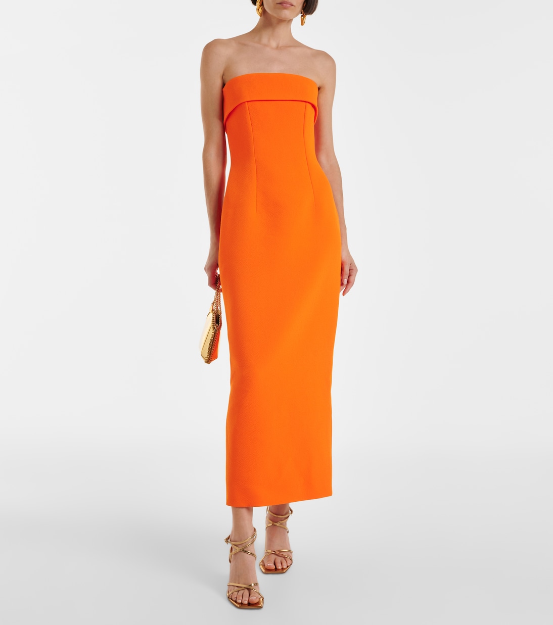 Abito midi Keeley in crêpe | Emilia Wickstead