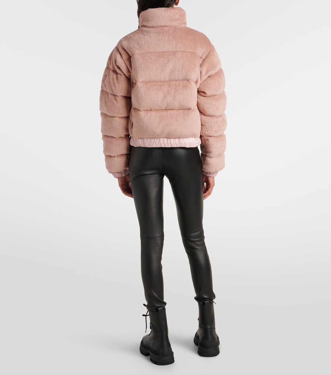 Chaqueta de Esquí Moncler Grenoble con Detalles de Pelo Sintético para Jóvenes