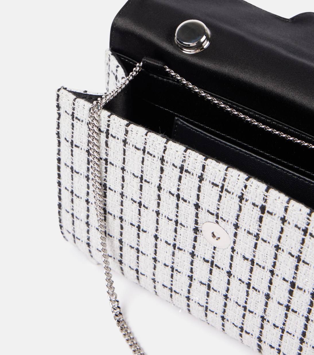 Sac Envelope Flower Jewel en tweed | Roger Vivier