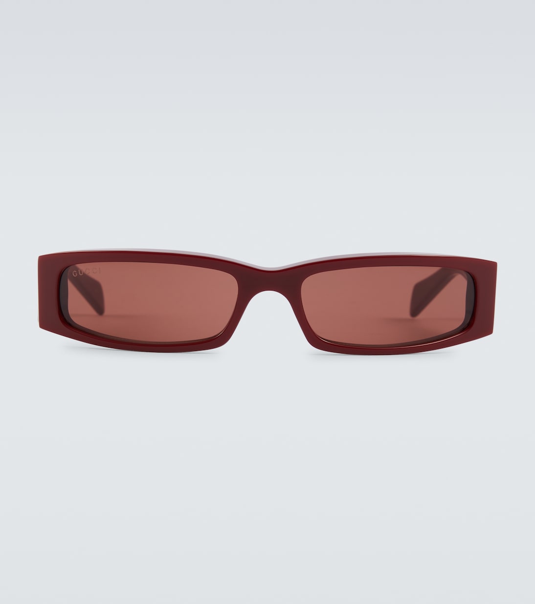 Occhiali da sole rettangolari con logo | Gucci