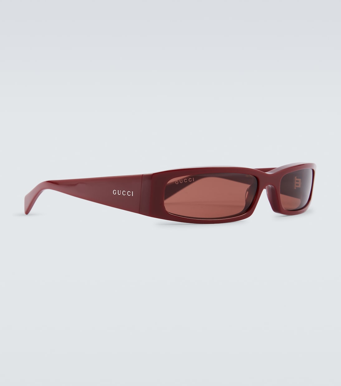 Occhiali da sole rettangolari con logo | Gucci