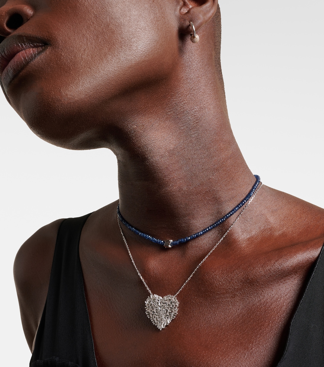 Collier en or blanc 18 ct et diamants | Suzanne Kalan