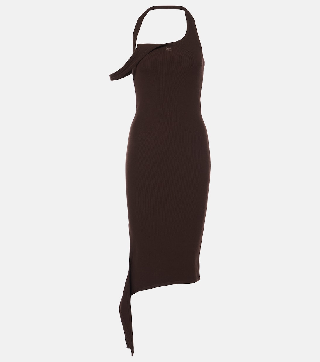 Abito midi Undressed in maglia a coste | Courrèges