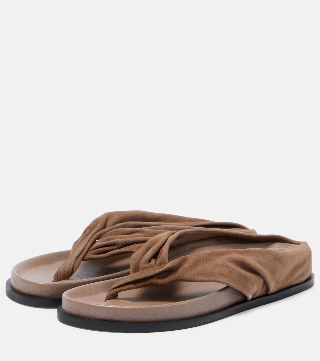 Shaw suede thong sandals | A.Emery