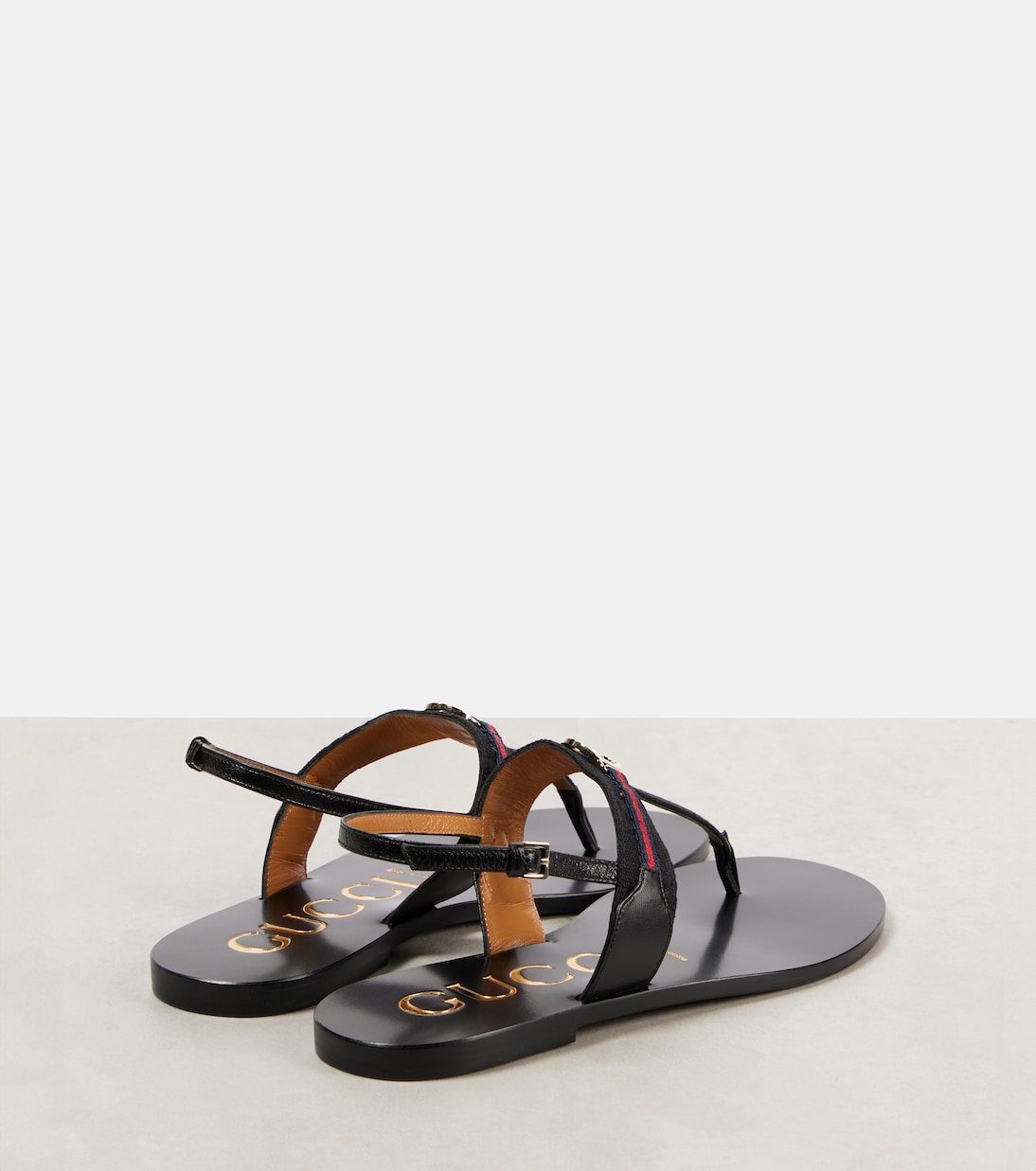 Sandalen Interlocking G aus Canvas | Gucci