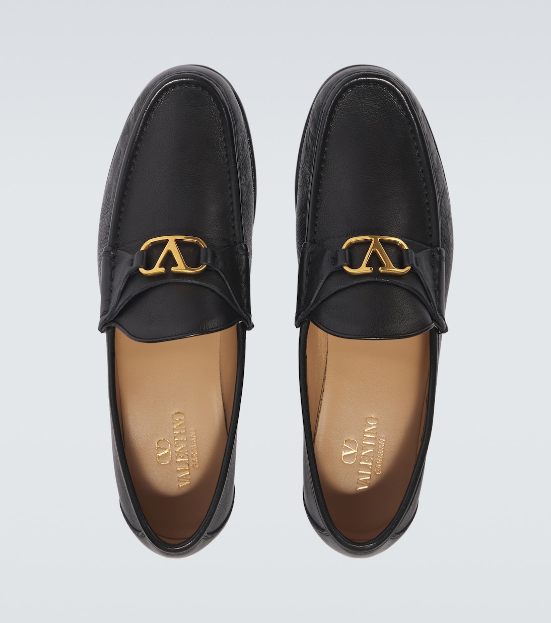 VLogo Signature leather loafers | Valentino Garavani
