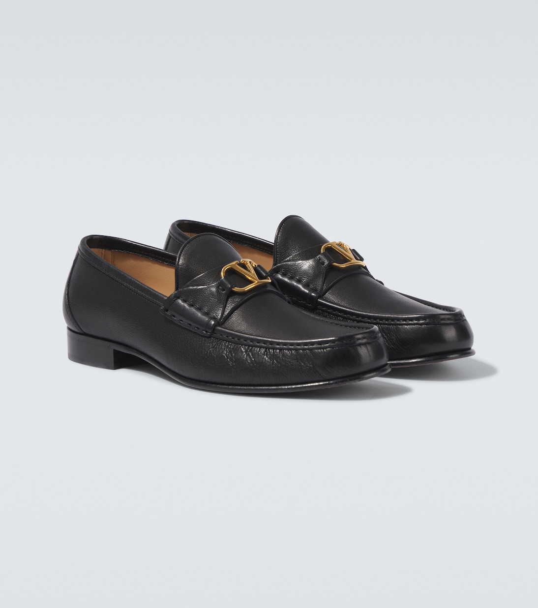 VLogo Signature leather loafers | Valentino Garavani