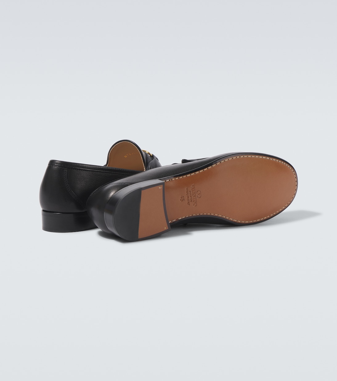VLogo Signature leather loafers | Valentino Garavani