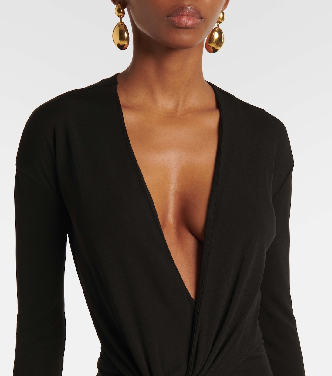 Robe longue en jersey | Victoria Beckham