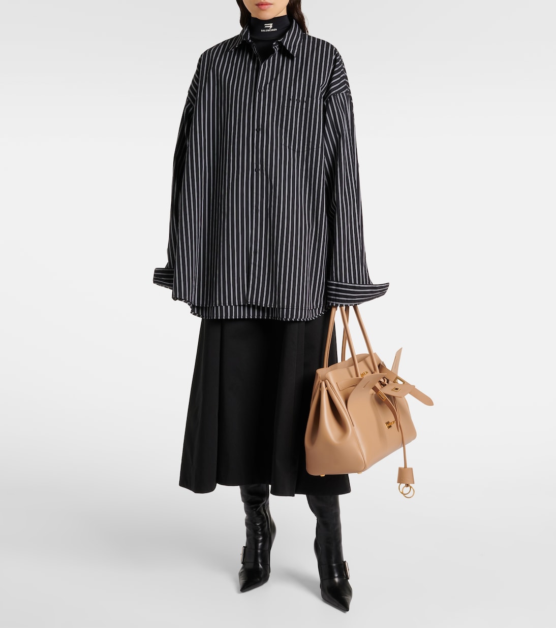 Bel Air Medium leather tote bag | Balenciaga