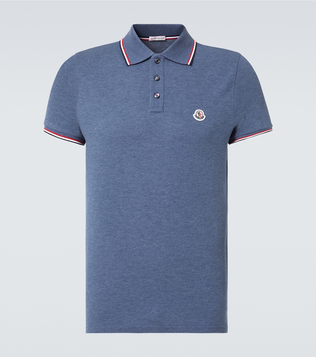 Polo en coton à logo | Moncler