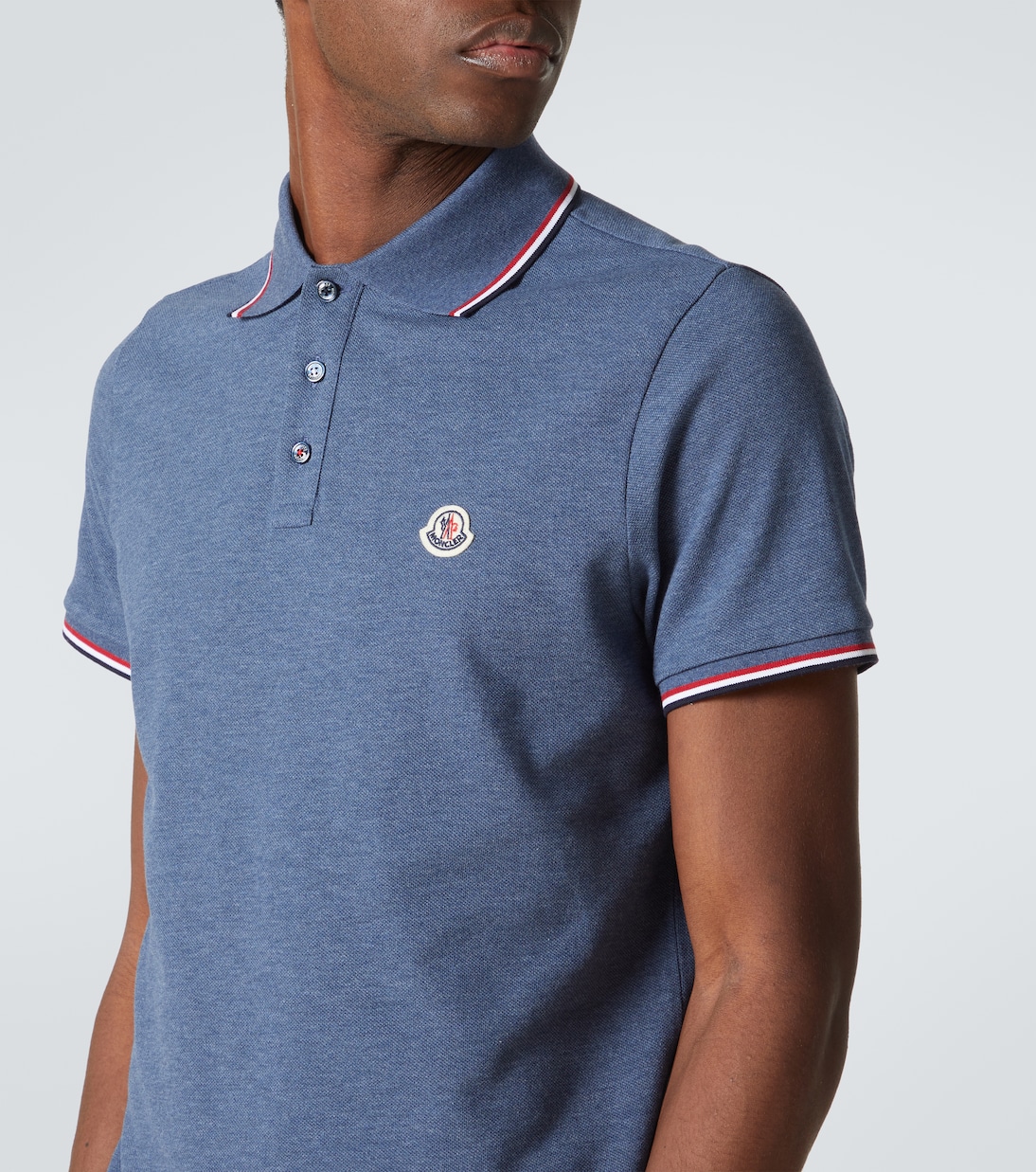 Polo en coton à logo | Moncler