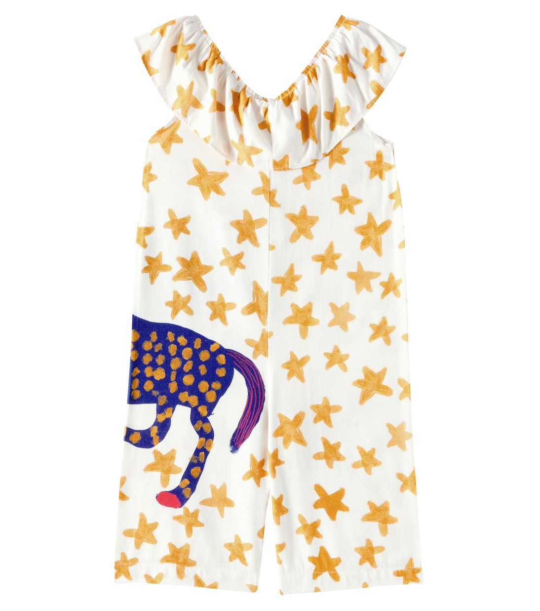 Printed ruffled jumpsuit | Fábula