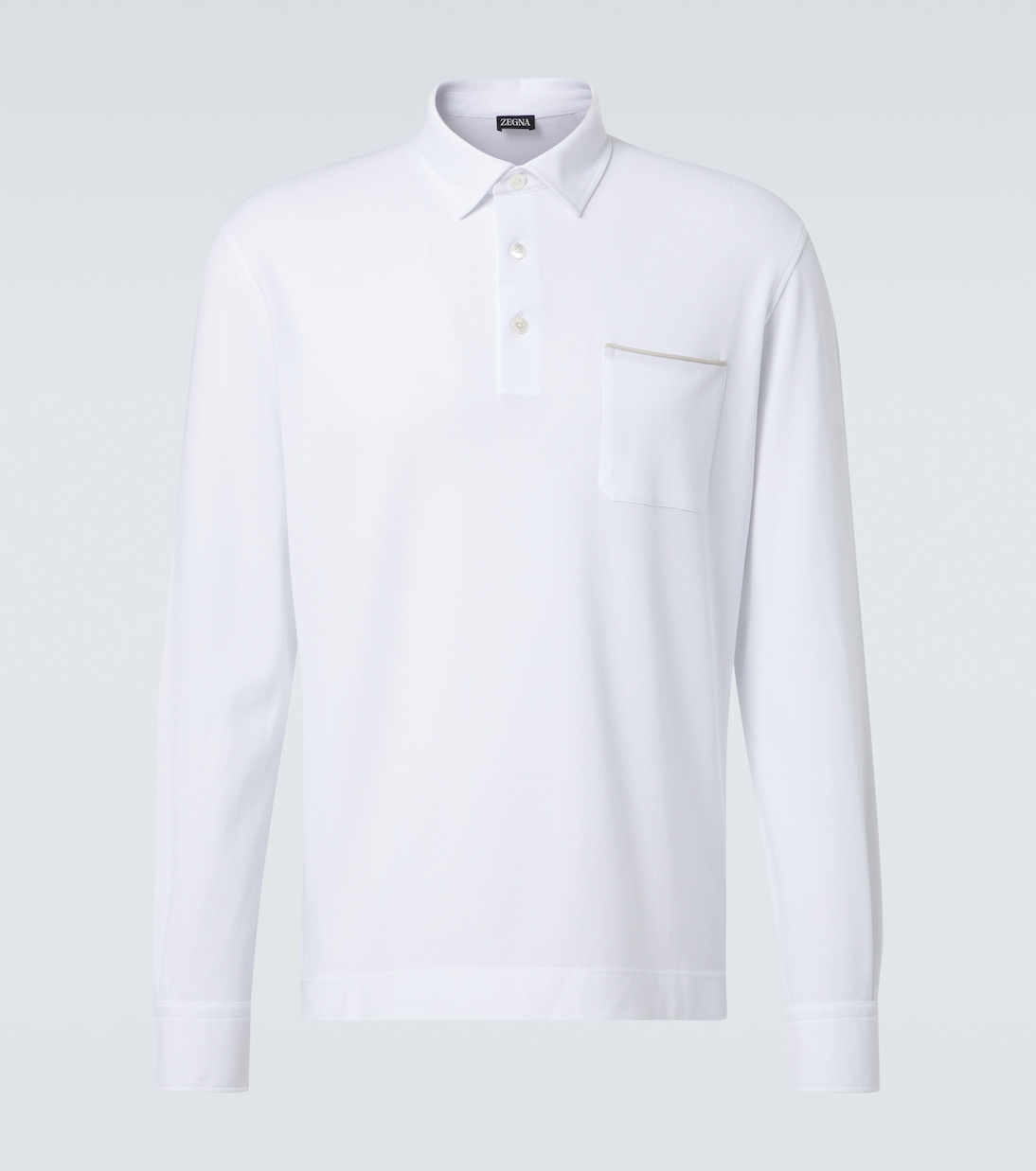 Polo in cotone con logo | Zegna