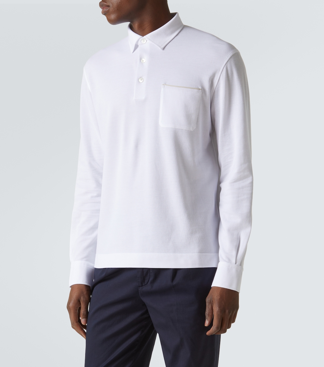 Polo in cotone con logo | Zegna