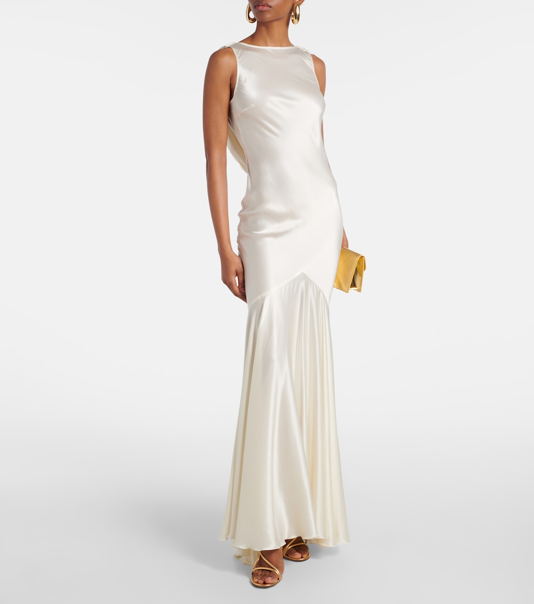 Abito lungo in raso | Nina Ricci