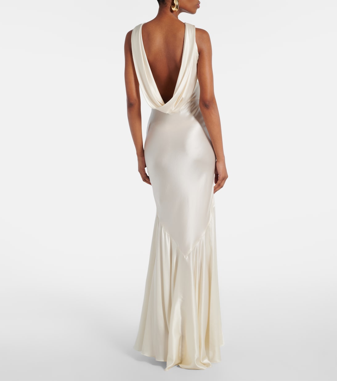 Abito lungo in raso | Nina Ricci
