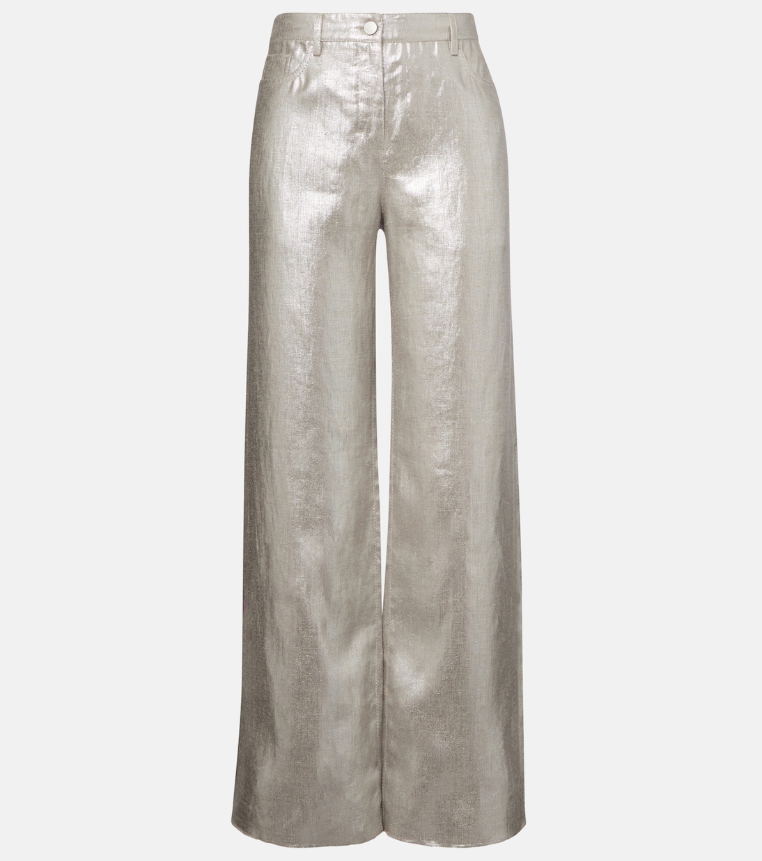 Pantaloni Malika in lino metallizzato a gamba larga | 'S Max Mara