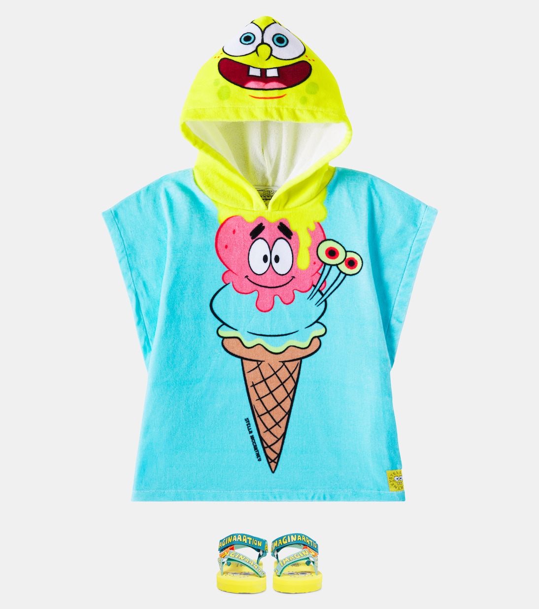 x SpongeBob SquarePants printed sandals | Stella McCartney Kids
