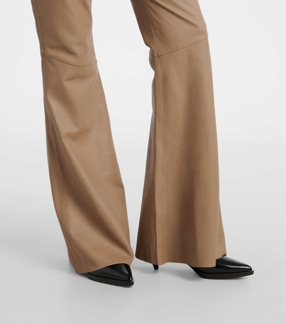 Schlaghose Sleek Statement III aus Leder | Dorothee Schumacher