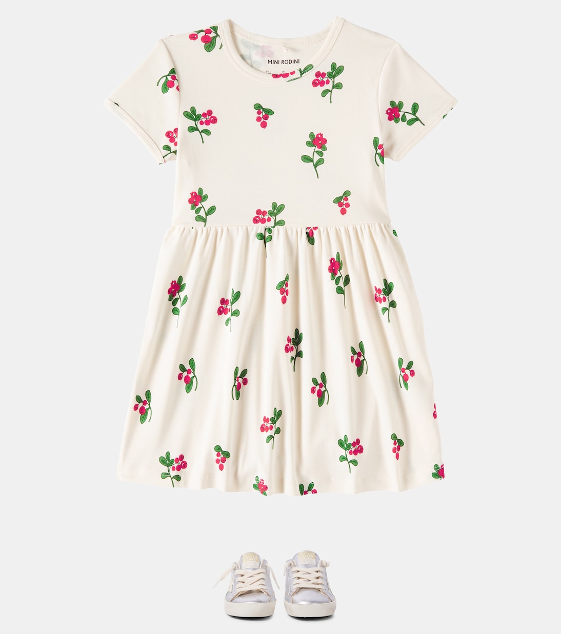 Abito Lingonberries in cotone | Mini Rodini