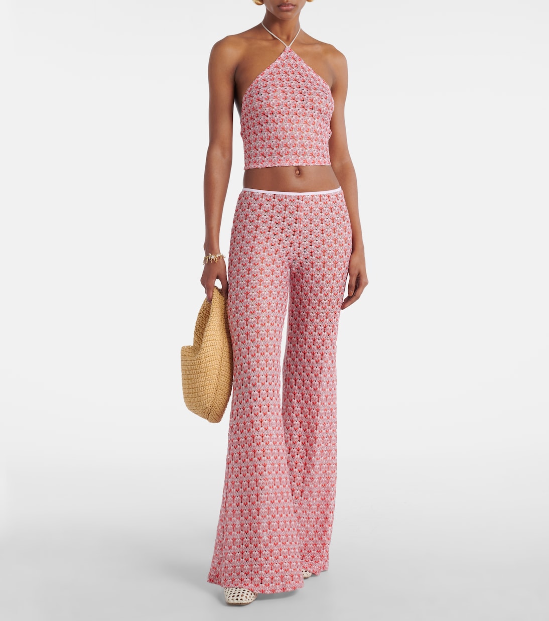 Zig Zag lamé cropped top | Missoni
