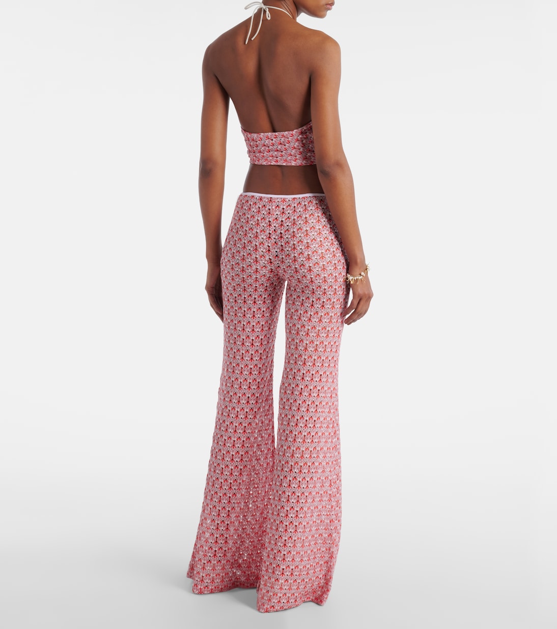 Zig Zag lamé cropped top | Missoni