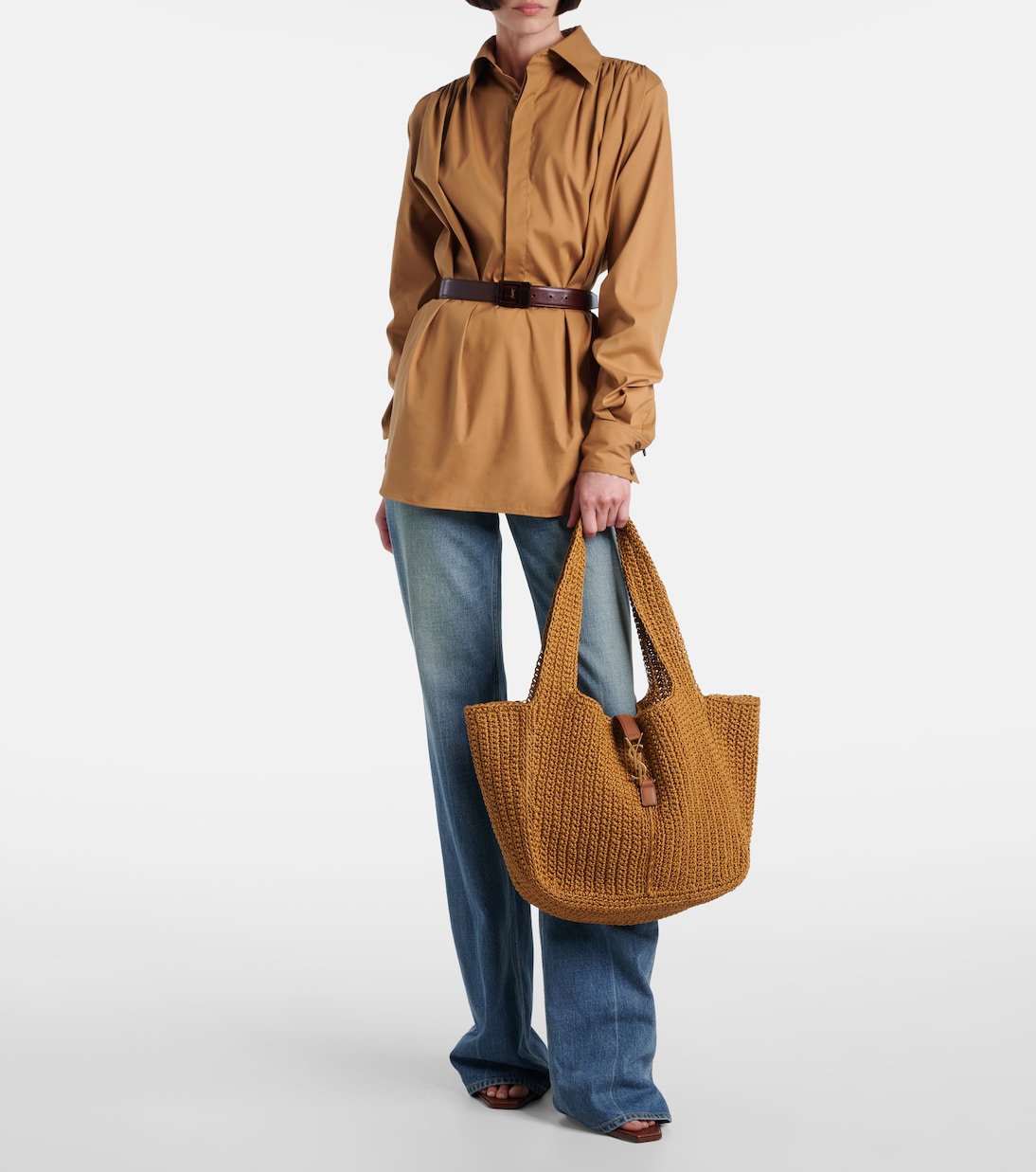 Le 5 à 7 Bea Large cord tote bag | Saint Laurent