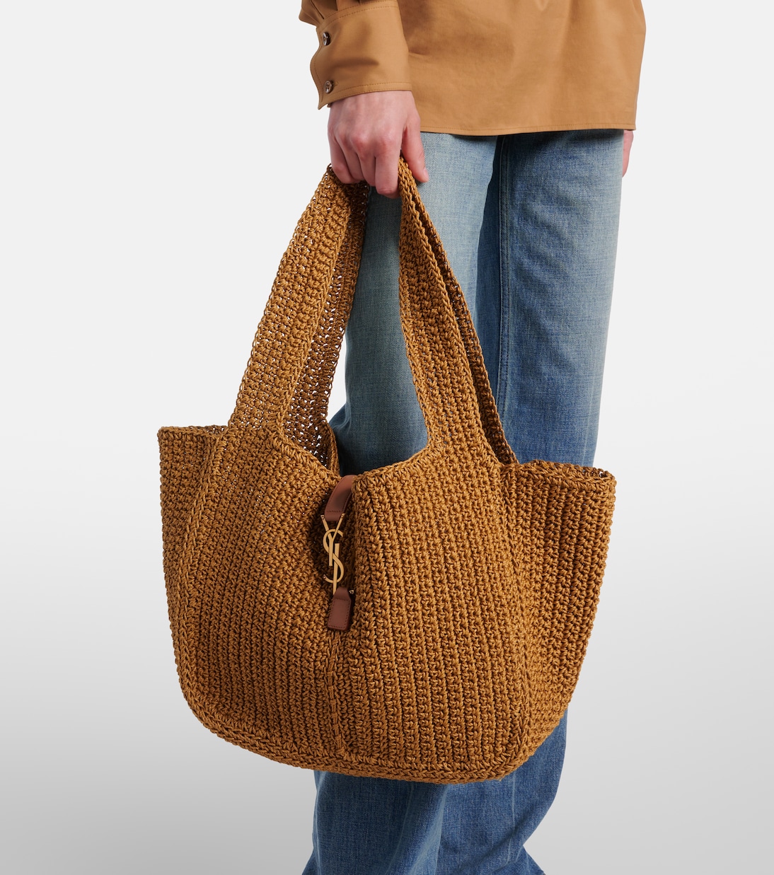 Le 5 à 7 Bea Large cord tote bag | Saint Laurent