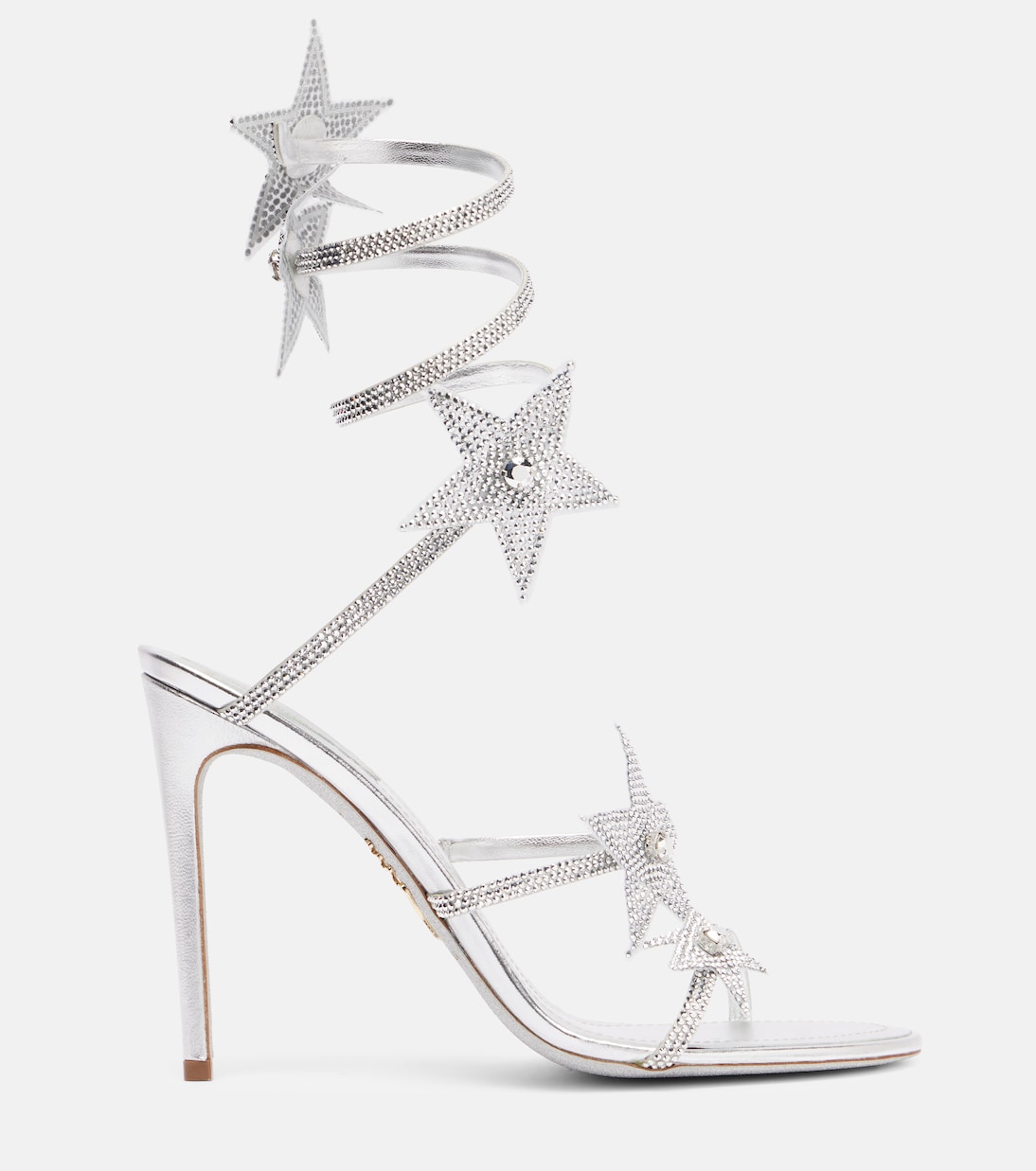 Sandales Cleo 105 en satin à ornements | Rene Caovilla