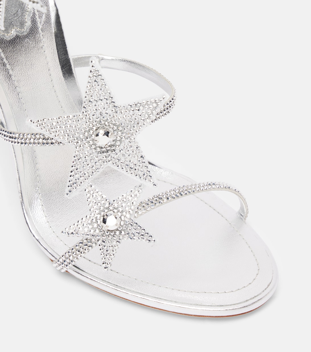 Sandales Cleo 105 en satin à ornements | Rene Caovilla
