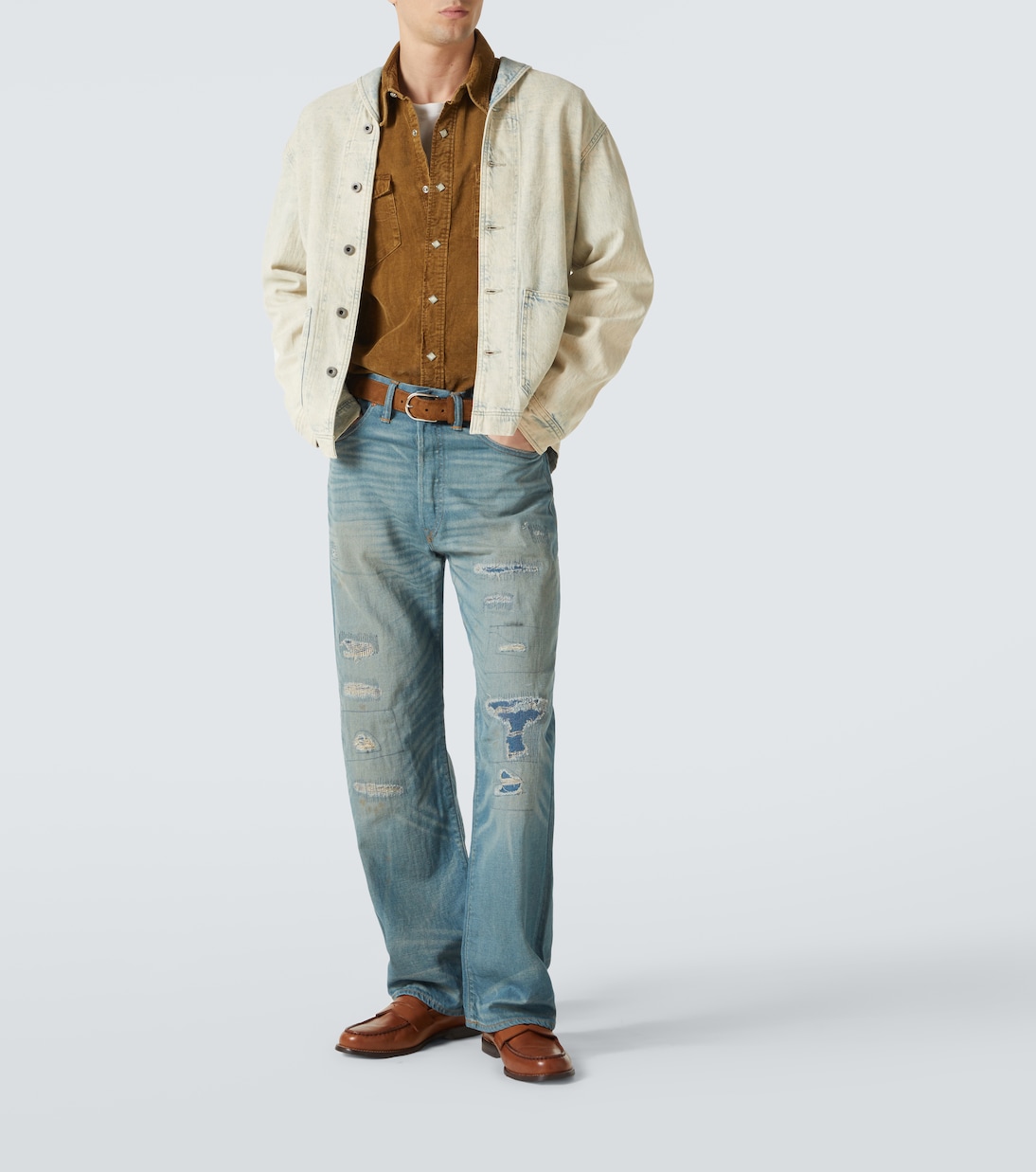 Hemdjacke aus Denim | RRL
