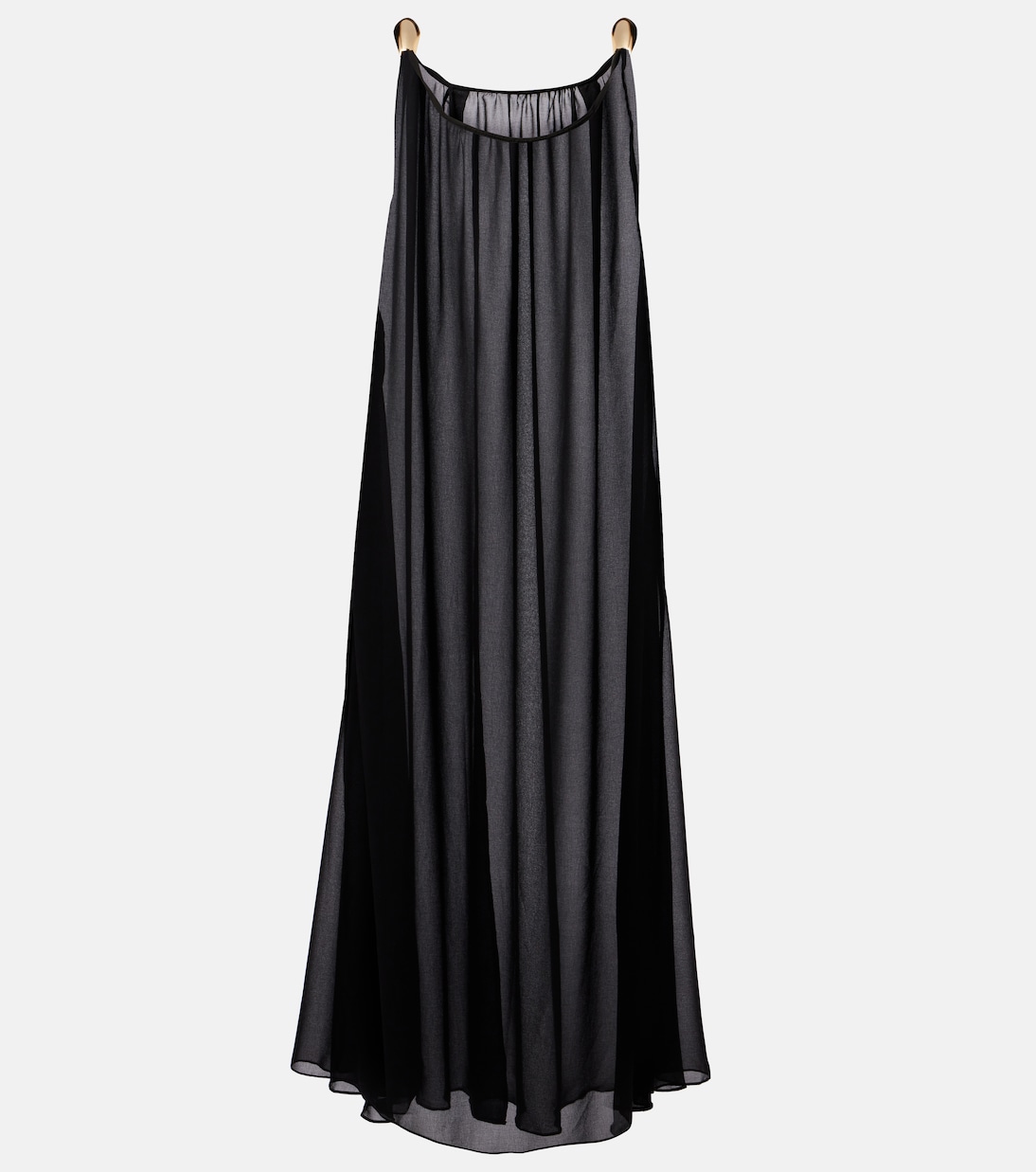 Holiday embellished chiffon maxi dress | Adriana Degreas
