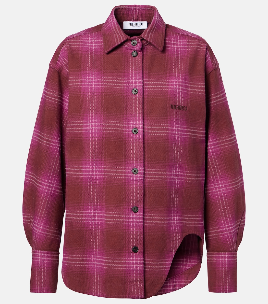 Eliza plaid cotton shirt | The Attico