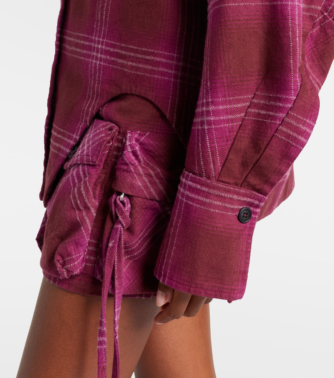 Eliza plaid cotton shirt | The Attico