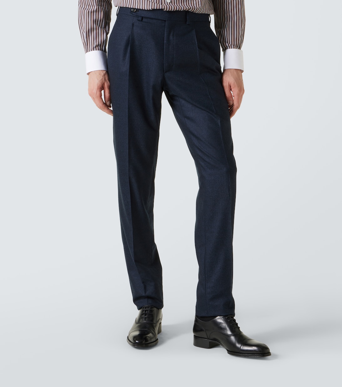 Herringbone wool flannel suit | Brioni