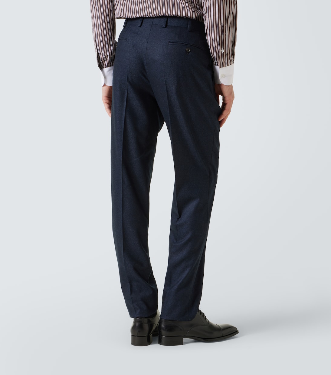 Herringbone wool flannel suit | Brioni