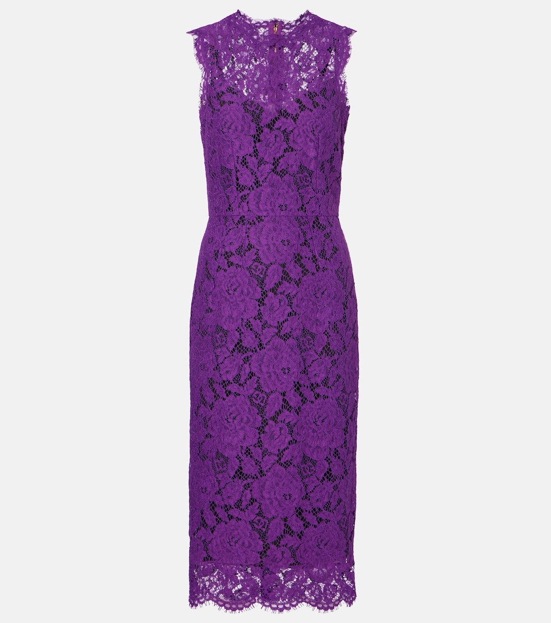 Abito midi in pizzo | Dolce&Gabbana