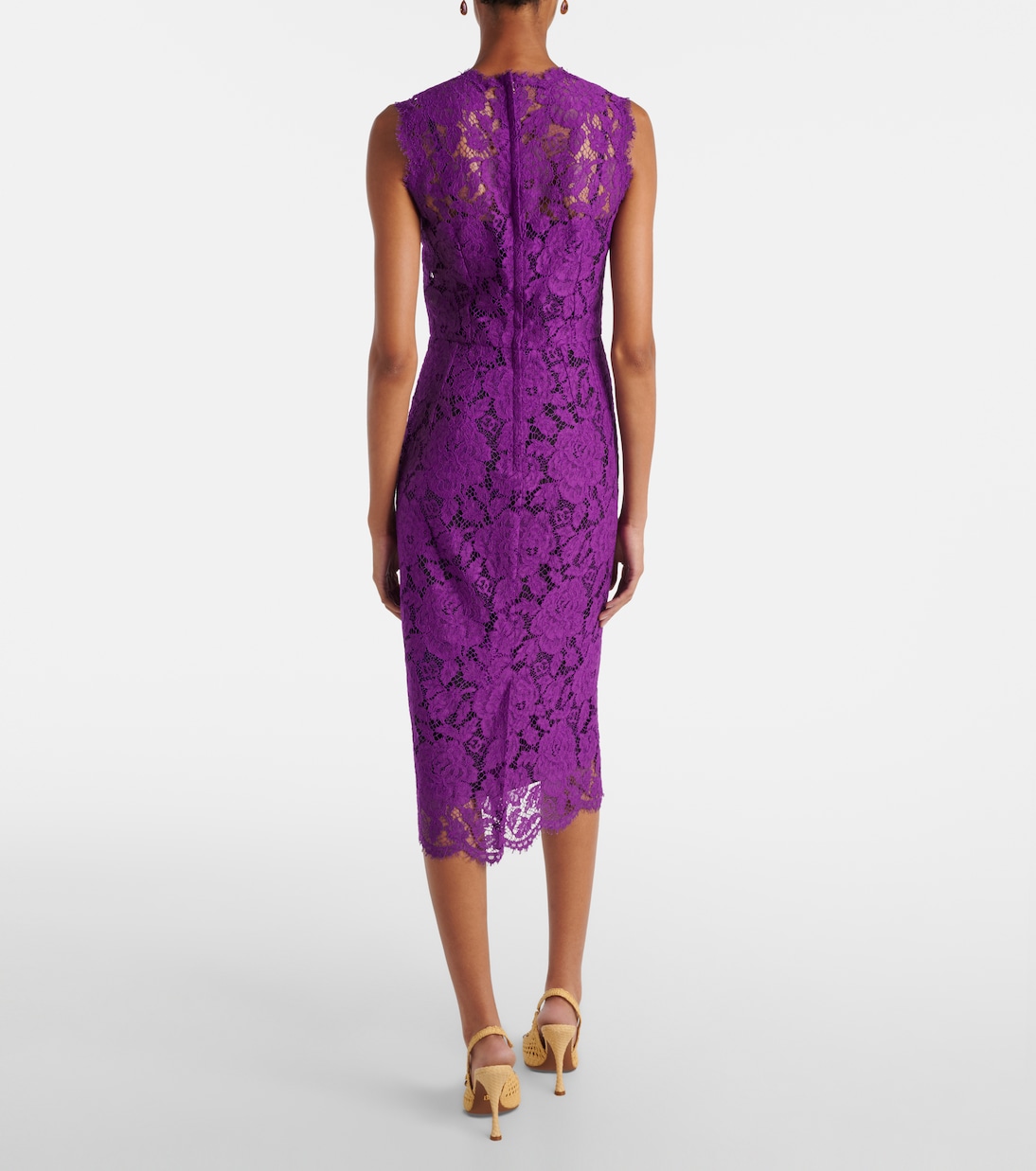 Abito midi in pizzo | Dolce&Gabbana
