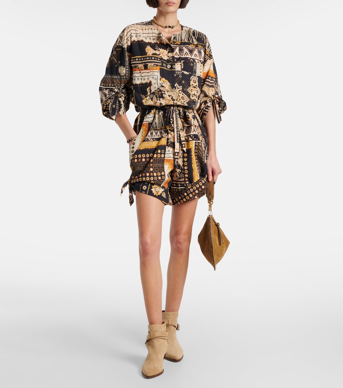 Mono Niely de algodón estampado | Marant Etoile
