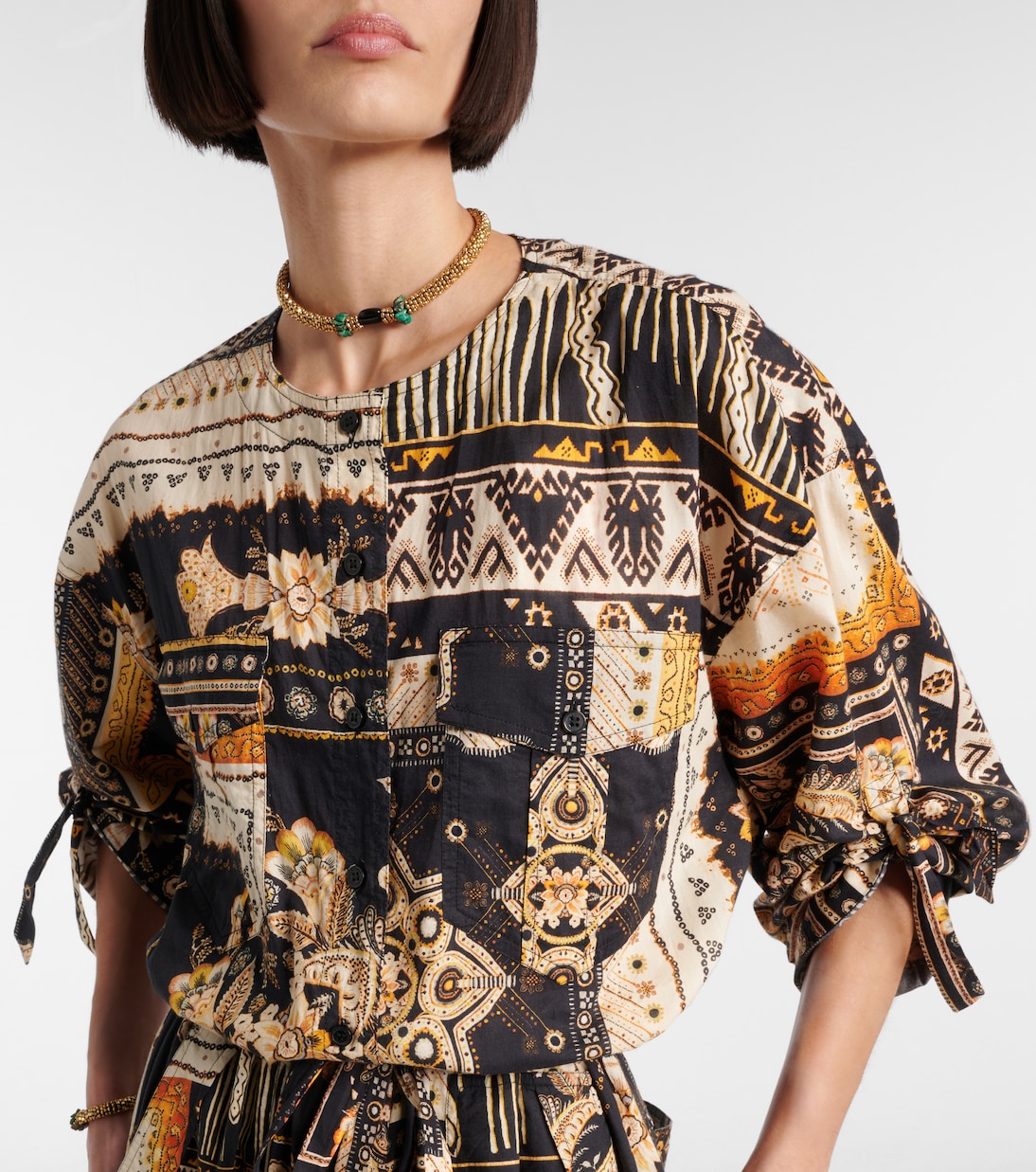 Mono Niely de algodón estampado | Marant Etoile