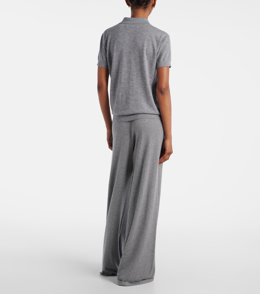 Nai knitted cashmere polo shirt | Lisa Yang