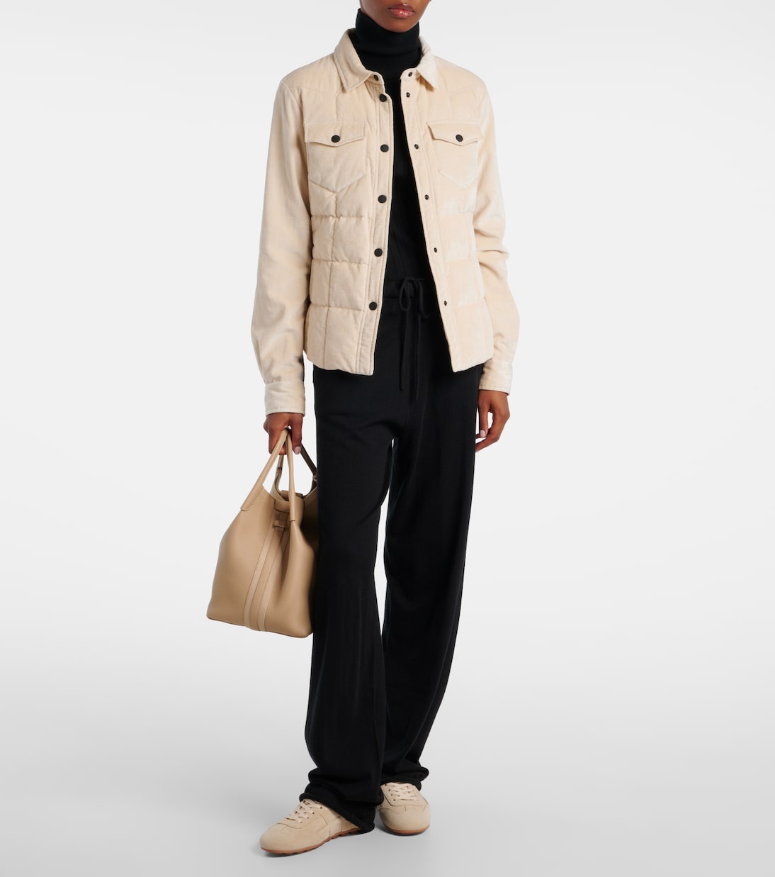 Nangy cotton-blend down overshirt | Moncler Grenoble