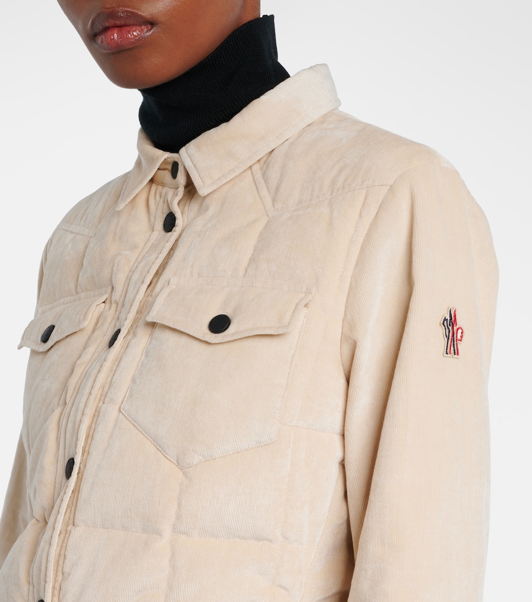 Nangy cotton-blend down overshirt | Moncler Grenoble